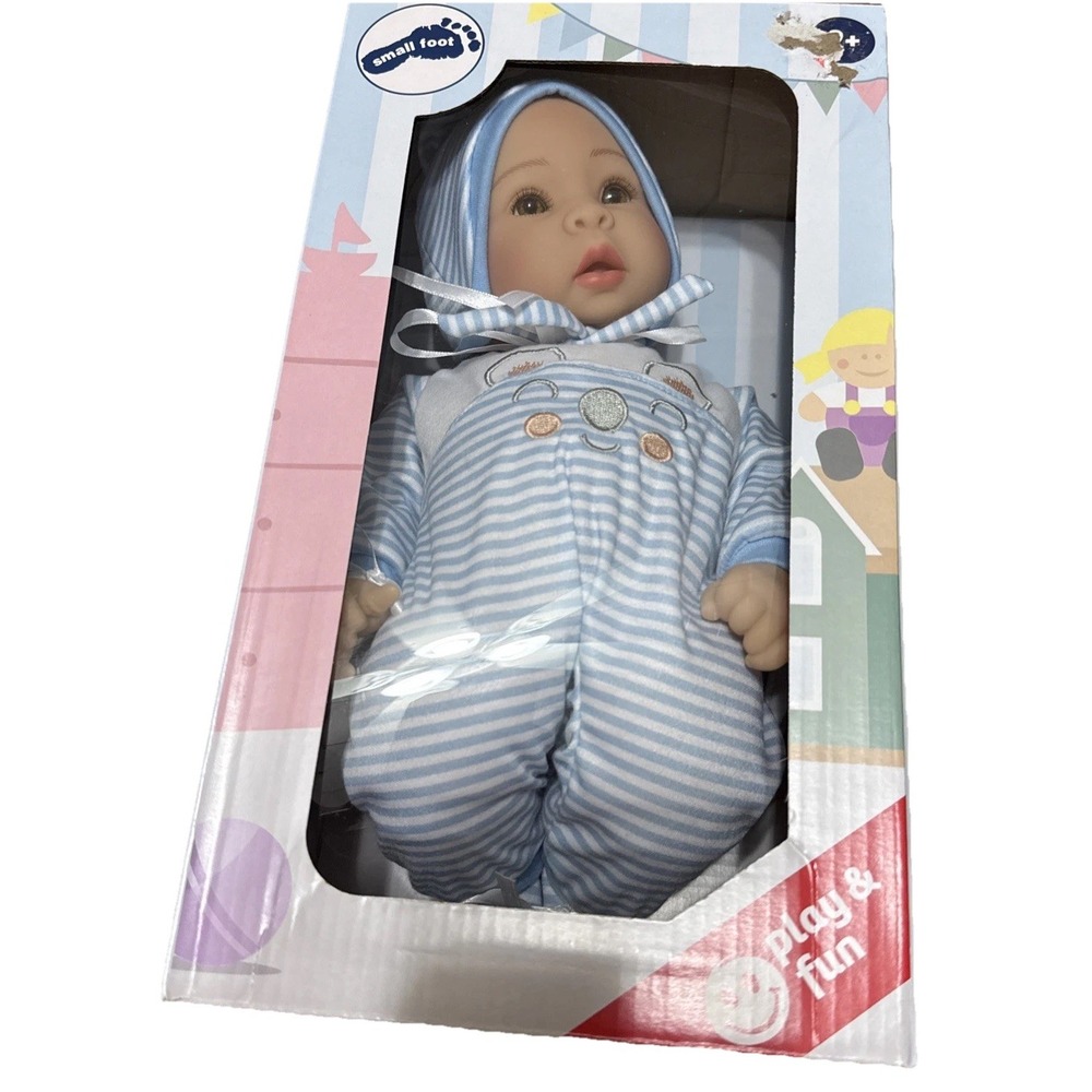 Small Foot 11238 Doll Lucas incl. removable Clothing Blanket Soft Realistic Baby